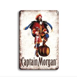 Cedule plechová dekorativní Captain Morgan