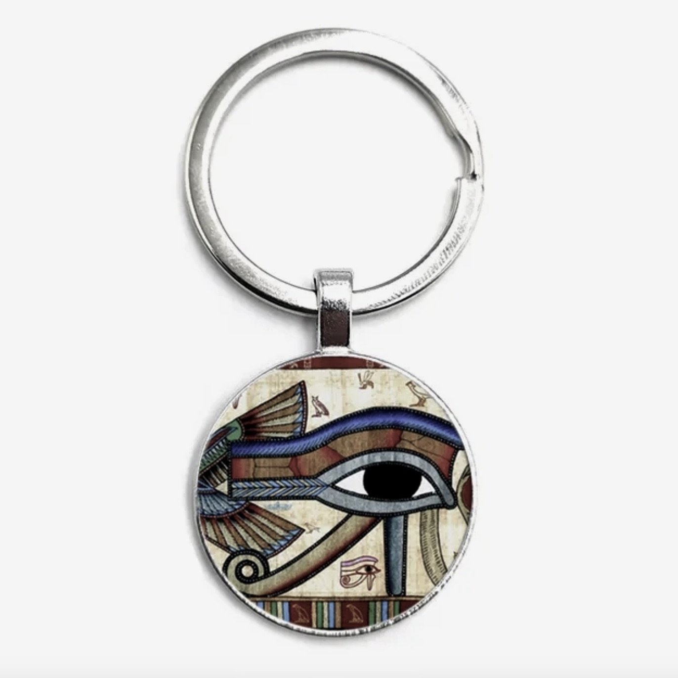 Přívěšek na klíče, klíčenka, amulet Horovo oko